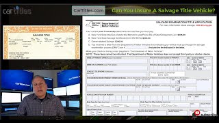 Can You Insure A Salvage Title [upl. by Ilyk29]