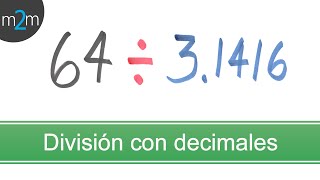 División de números con punto decimal │ ejercicio 2 [upl. by Phail]