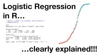 Logistic Regression in R Clearly Explained [upl. by Ziul]