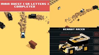 Smashy Road Wanted 2  quot SR LETTERS quot Main Quest Completed  quot BEARBIT RACER quot Car Unlocked [upl. by Retsevlis]