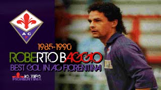 ⑩ Roberto Baggio ● Best in AC Fiorentina [upl. by Aliwt]