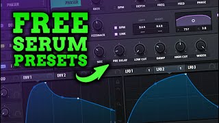 84 FREE Serum Presets For Dubstep Bass House amp Trap [upl. by Airpac]