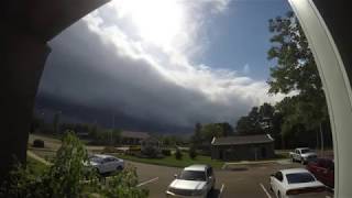 Shelf Cloud and Thunderstorm Time Lapse [upl. by Ketty537]