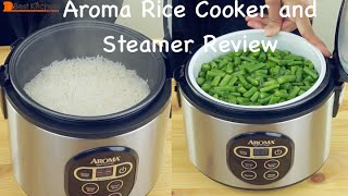 Aroma Rice Cooker and Food Steamer Review [upl. by Dukey]