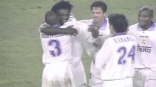 Clarence Seedorf  Amazing Long Shot against Atlético Madrid 1997 [upl. by Ocir]