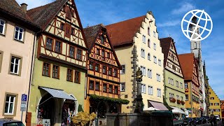 Rothenburg ob der Tauber Germany Amazing Places 4K [upl. by Nnylacissej]