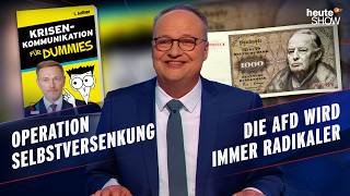 FDP in der Krise  AfD will zurück zur DMark  Wirtschaft unter Druck  heuteshow vom 06122024 [upl. by Nyrak]