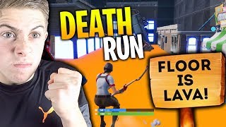 NOUVEAU DEATHRUN THE FLOOR IS LAVA SUR FORTNITE CRÉATIF [upl. by Belva]