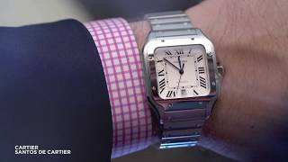 A Closer Look At the Latest Cartier Santos de Cartier  Time amp Tide Review [upl. by Keriann]