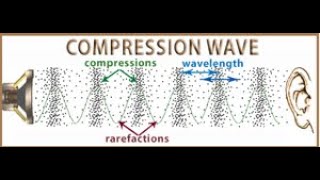 SOUND WAVES COMPRESSIONS AND RAREFACTIONS [upl. by Nimocks484]