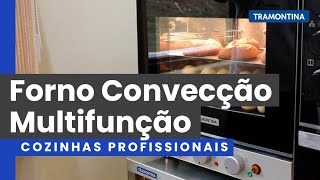 Como utilizar e limpar o Forno Convecção Multifunção l Cozinha Profissional Europa  Tramontina [upl. by Natsuj22]