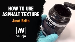 How to use vallejo asphalt texture [upl. by Tekcirk]