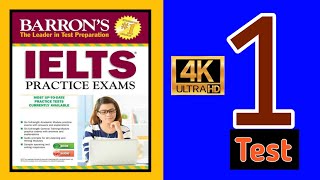 BARRONS IELTS LISTENING TEST  1  IELTS LISTENING TEST  IELTS  IELTS  IELTS  RUTVIK IELTS [upl. by Keldah820]