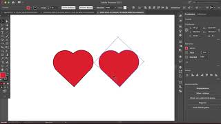 ¿Cómo hacer un corazón sencillo con Illustrator [upl. by Eeclehc335]