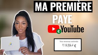 MA PREMIÈRE PAYE YOUTUBE  Comment monétiser sa chaine en 2020 [upl. by Seuqram]