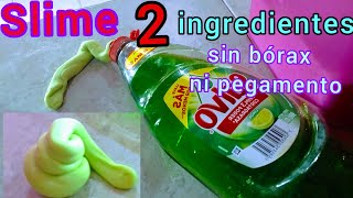 cómo hacer SLIME sin BÓRAX y sin PEGAMENTO transparente [upl. by Aluin881]