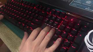 How to change color every keys in Redragon VARA K551RGB Gaming Keyboard No Software Needed [upl. by Tannenwald]