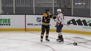 Alex Ovechkin Doesnt Drop The Gloves With Trent Frederic [upl. by Alket]