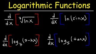 Derivative of Logarithmic Functions [upl. by Gardia915]