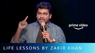 Zakir Khan Gives Life Lessons  Prime Video [upl. by Nerissa793]