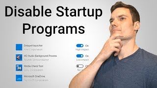 How to Disable Startup Programs in Windows 10 [upl. by Aletta]