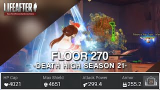 Lifeafter  Death high season 21 floor 270 Rifleman gameplay [upl. by Yadsnil]