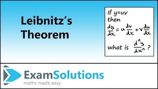 Leibnitzs Theorem  introduction  ExamSolutions [upl. by Levey]