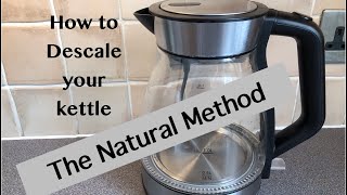 How to Descale a Kettle Naturally [upl. by Roddy195]