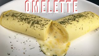 Super Fluffy French Omelette  Thomas Keller recipe [upl. by Moulden237]