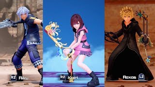 Kingdom Hearts 3 Re Mind  All Playable Characters Boss Fights [upl. by Adnylg]