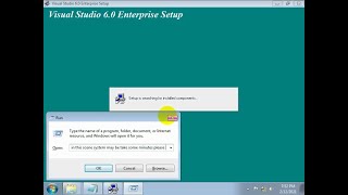 Install Microsoft Visual Basic 6 on Windows 7  VB6 [upl. by Shamus256]