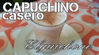 CAPUCHINO CASERO FACIL Y RIQUISIMO [upl. by Ahsimek]