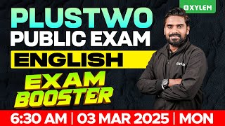 Plus Two Public Exam English  Exam Booster  Xylem Plus Two [upl. by Savill]