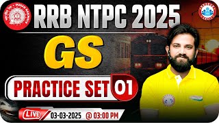 RRB NTPC GS Classes 2025  RRB NTPC GS Practice Set 01  GS for RRB NTPC  GS By Naveen Sir [upl. by Kamp]