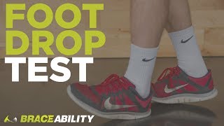 Foot Drop Test How to Diagnose Peroneal Nerve Injury at Home in 5 Easy Steps [upl. by Nared416]