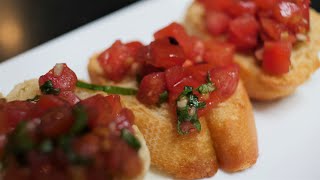 Easy Homemade Bruschetta Recipe  Nolyns Kitchen [upl. by Rabkin]