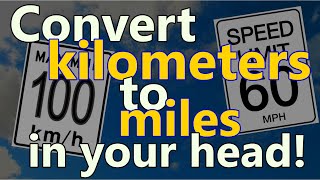 How to convert kilometers to miles in your head [upl. by Herbst]