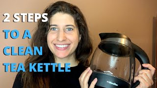 How to Clean and Descale Your Electric Glass Tea Kettle [upl. by Drarrej]