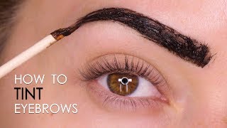 How To Tint Brows At Home Tutorial  Shonagh Scott [upl. by Enitsirhc]