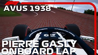 F1 2020 Old Avus Circuit 1938  Pierre Gasly Onboard  Assetto Corsa [upl. by Angelina110]