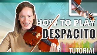 How to play Despacito  Beginner Violin Song  Violin Tutorial [upl. by Genisia]