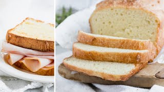 Easy Keto Bread with no crazy ingredients GLUTEN FREE TOO [upl. by Yeldnarb]