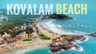 KOVALAM BEACH  KERALA  FULL HD  TRIVANDRUM🏄 [upl. by Tiphani]