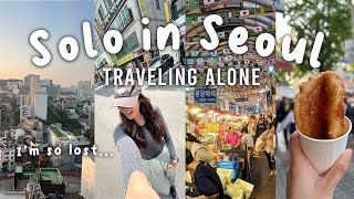 Korea Travel Vlog Traveling ALONE to Korea 2023 [upl. by Hardunn662]