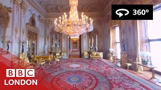 360° Video Buckingham Palace Tour  BBC London [upl. by Eceinhoj]