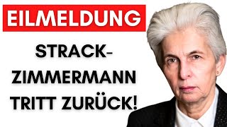 Endlich StrackZimmermann verkündet Rücktritt auf Pressekonferenz [upl. by Eart]