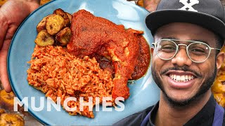 How To Make Nigerian Jollof Rice and Chicken Stew [upl. by Danforth]