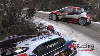 Crashes amp Show SS3 Rallye Monte Carlo 2020  ADRacing [upl. by Attalanta]