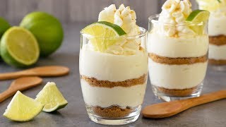 Key Lime Pie Shots  NoBake Dessert [upl. by Etnad]