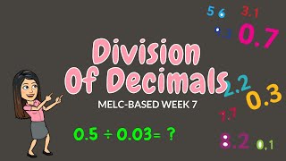 DIVISION OF DECIMALS  GRADE 6 [upl. by Liggett11]